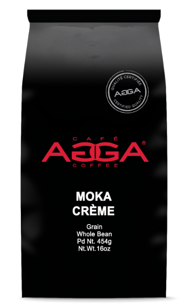 AGGA Moka Crème 454g Grains/AGGA Moka Creme Blend 454g Whole Bean