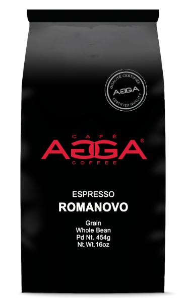 AGGA Espresso Romanovo 454g Grain/AGGA Espresso Romanovo 16oz Bean