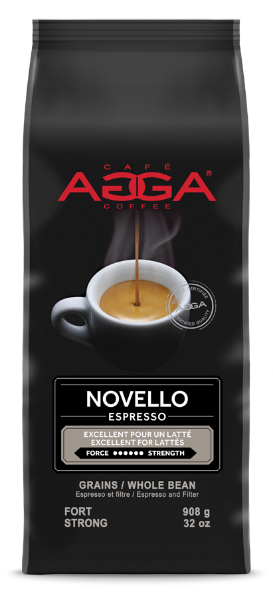 Espresso Novello, excellent pour le latté